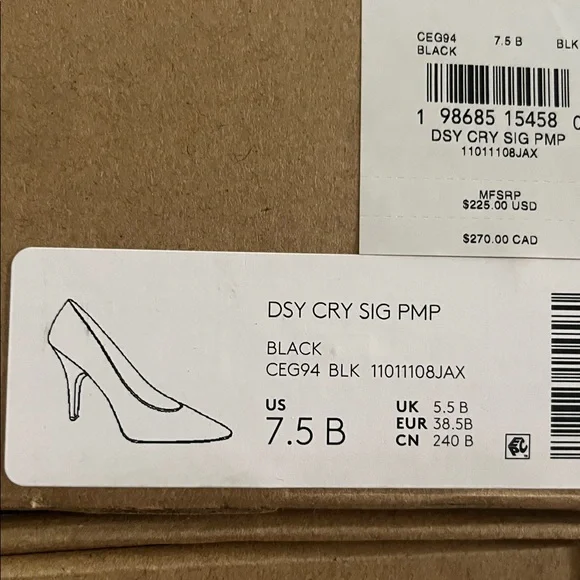 Coach Womens Daisy Pump in Crystal Signature Jacquard - Picture 7 of 7